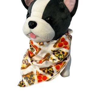 🍀5/$15 Dog Bandana with Pizza Print NEW